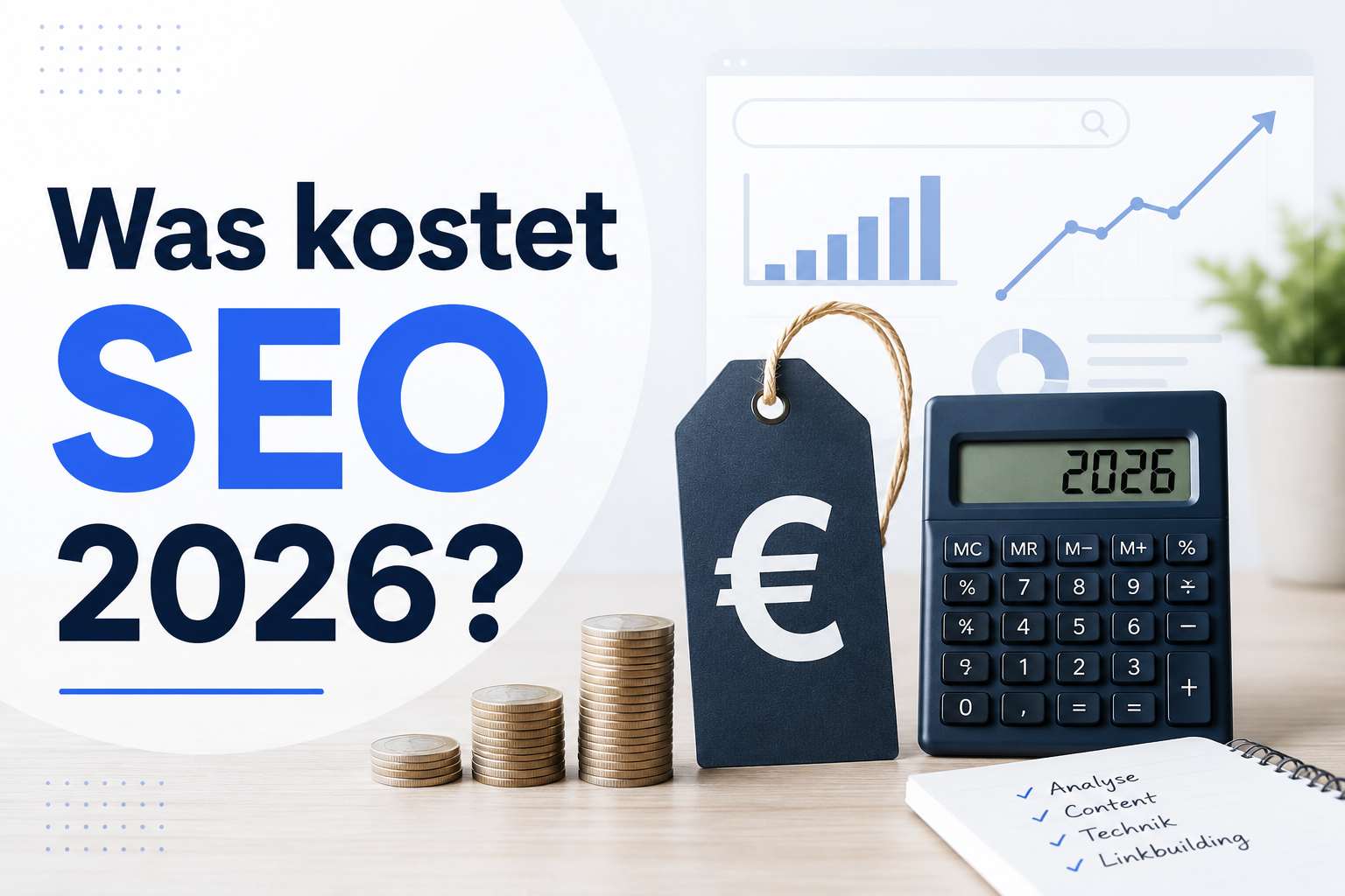 Was kostet SEO? Preise, Stundensätze und Pauschalen 2026